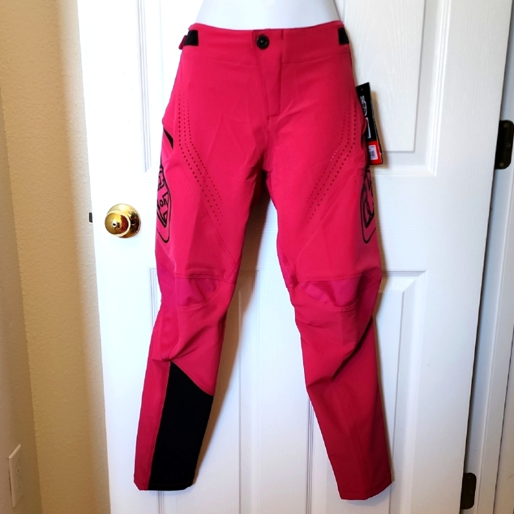 Troy Lee Designs Youth Sprint Pant Mono Berry Black Size 28 Youth